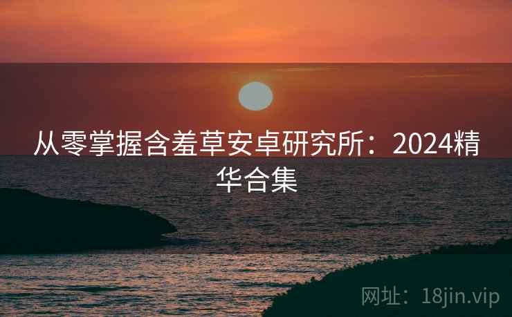 从零掌握含羞草安卓研究所:2024精华合集 从零掌握含羞草安卓研究所:2024精华合集