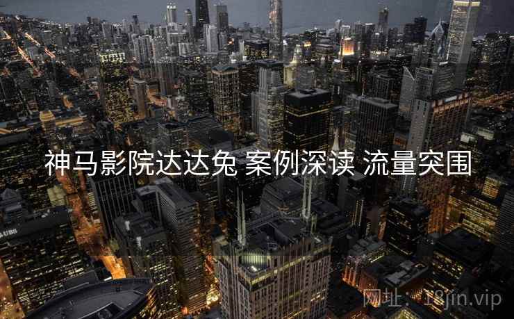 神马影院达达兔 案例深读 流量突围 神马影院达达兔 案例深读 流量突围